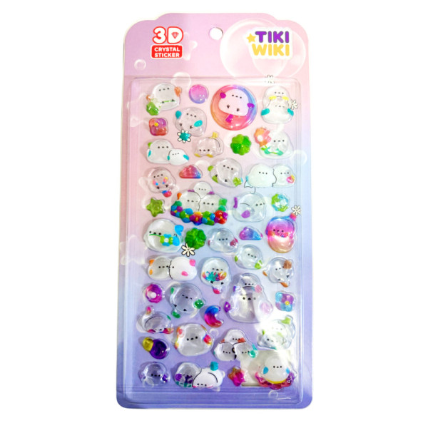 Набір 3D-наліпок "Тікі казка" Tiki Wiki 25ESE009-02 серії Crystal