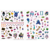 Світ наклейок Тролі Яскрава книга Ранок 1026001 більше 100 наклейок