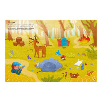 Розвиваюча книжка "Наклейки-рятувалки: Рятуємо тварин" 1342008 кольорові ілюстрації