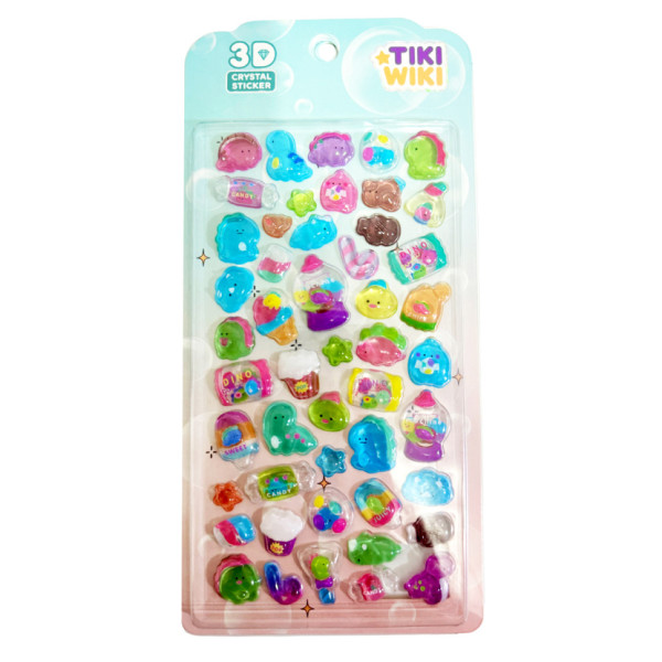 Набір 3D-наліпок "Тікі натхнення" Tiki Wiki 25ESE009-06 серії Crystal Набір 3D-наліпок "Тікі натхнення" Tiki Wiki 25ESE009-06 серії Crystal