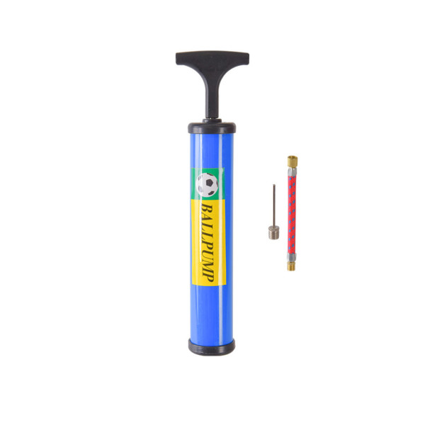 Ручний насос для мячів N41504(Blue) 25 см голка для накачування та гнучкий шланг