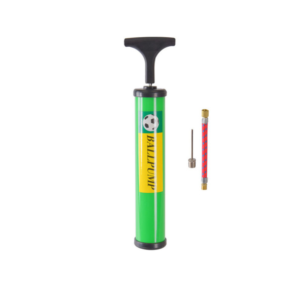 Ручний насос для мячів N41504(Green) 25 см голка для накачування та гнучкий шланг