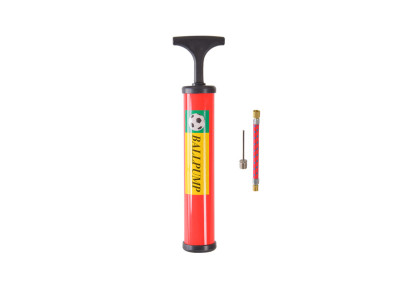 Ручний насос для мячів N41504(Red) 25 см голка для накачування та гнучкий шланг Ручний насос для мячів N41504(Red) 25 см голка для накачування та гнучкий шланг