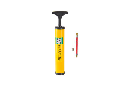 Ручний насос для мячів N41504(Yellow) 25 см голка для накачування та гнучкий шланг Ручний насос для мячів N41504(Yellow) 25 см голка для накачування та гнучкий шланг
