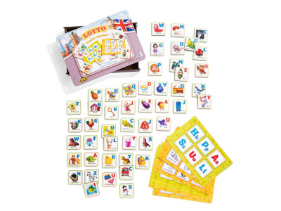 Дитяча гра Лото "Англійський алфавіт" (ПСД255) PSD255 ENG