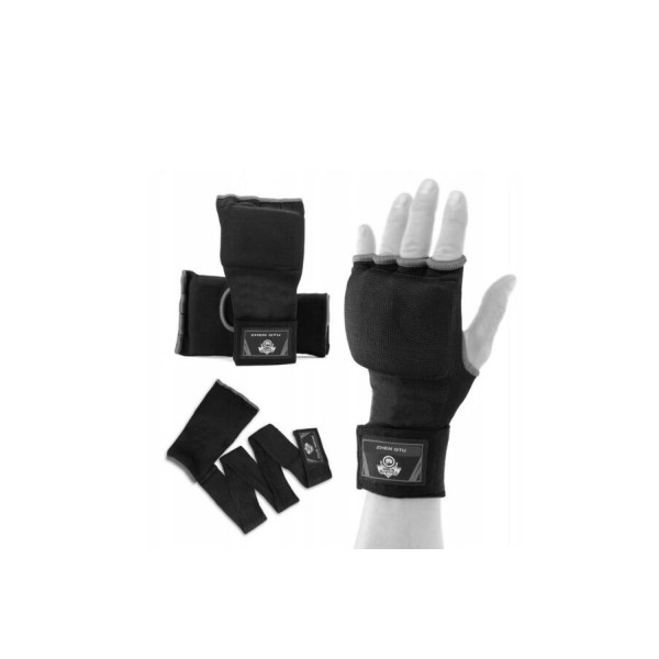 Рукавички-бинти Zhenbox NE-LG-BOX-1BK із гелевою вставкою чорні L/XL.