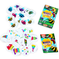 Дитяча настільна гра "Шалені бджоли" VT8077-06 54 фішки правила гри