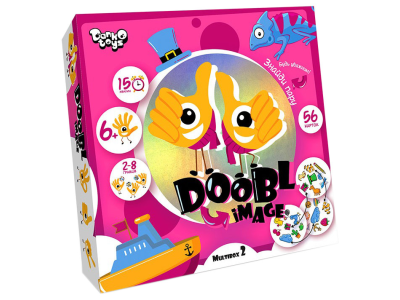 Розважальна настільна гра "Doobl Image" DBI-01-01U укр. мовою Мультібокс 2 Розважальна настільна гра "Doobl Image" DBI-01-01U укр. мовою Мультібокс 2