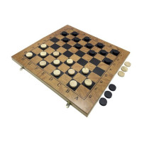 Набір настільних ігор "Шахи 3 в 1" Set3 NE-LG-12 нарди шашки шахова дошка 40х40 см
