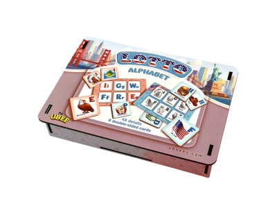 Дитяче лото "Американська абетка" PSD291