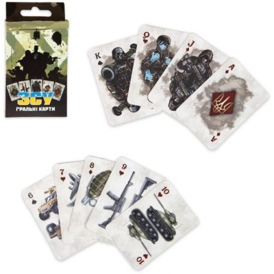 Гральні карти "ЗСУ" Strateg 30287 Укр