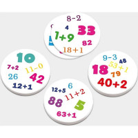 Настільна гра серії Хто кого? "Змагання зі складання та віднімання" 158502 Настільна гра серії Хто кого? "Змагання зі складання та віднімання" 158502