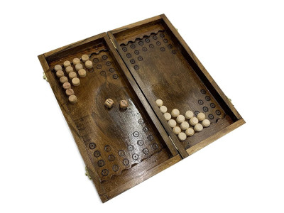 Настільна гра "Нарди деревяні" Backgammon 3 NR-3540 ручна робота