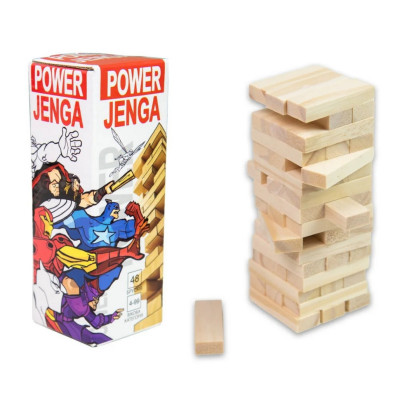 Настільна гра "Power Jenga" 30275 48 брусків українською мовою