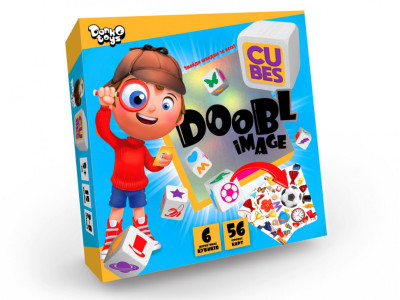 Настільна розважальна гра "Doobl Image Cubes" DBI-04-01U укр. мовою Настільна розважальна гра "Doobl Image Cubes" DBI-04-01U укр. мовою