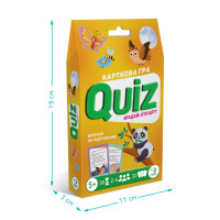 Настільна карткова гра для дітей "Вікторина: Вгадай: хто це?!" 301246