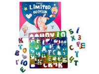 Настільна гра "Магнітна абетка Limited edition" 30375 62 магнітні літери