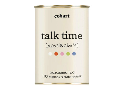 Карткова гра Talk time "Друзі та сім'я" СS-CG-005 100 карток