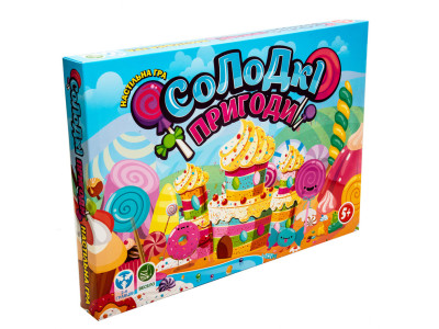 Настільна Гра-бродилка Солодкі пригоди 30504 (укр.)