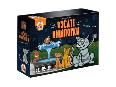 Настільна гра-бродилка "Вусаті нишпорки" VT8055-44 з фігурками котів