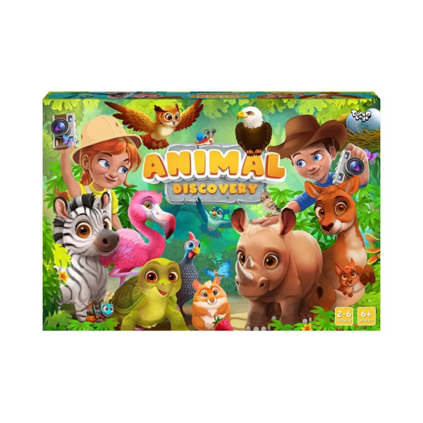 Настільна гра "Animal Discovery" Danko Toys G-AD-01-01U укр Настільна гра "Animal Discovery" Danko Toys G-AD-01-01U укр