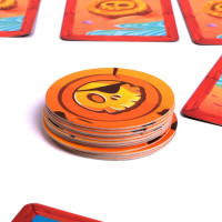 Дитяча карткова гра "Карррамба пірати! Vladi Toys" VT8077-07 50 карт 12 монет правила гри