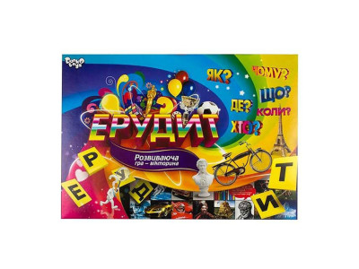 Настільна гра "Ерудит" DTG26-U українською мовою