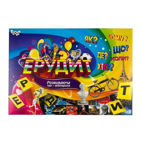 Настільна гра "Ерудит" DTG26-U українською мовою Настільна гра "Ерудит" DTG26-U українською мовою
