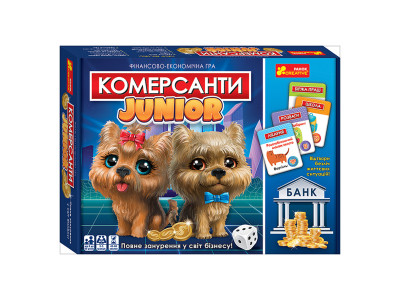 Настільна гра Коммерсанти Junior 10120162 українською мовою
