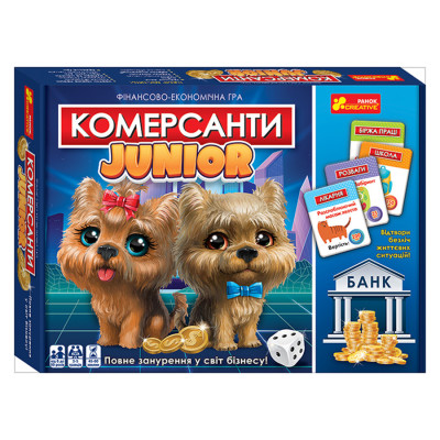 Настільна гра Коммерсанти Junior 10120162 українською мовою