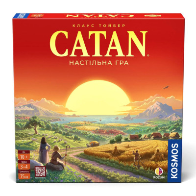 Стратегічна настільна гра CATAN R100UA від 10 років 3-4 гравця