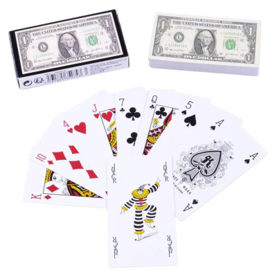 Карти гральні "Один долар", 54 картки JE5274
