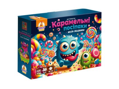Настільна гра-бродилка "Карамельні посіпаки" VT8055-45 4 фігурки монстриків