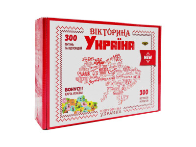 Настільна гра "Вікторина Україна" Майстер MKL1003