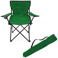 Стілець розкладний великий Mountain Outdoor 1101-7977-G з підлокітниками