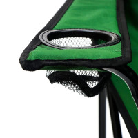 Стілець розкладний великий Mountain Outdoor 1101-7977-G з підлокітниками