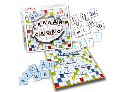 Настільна гра "Склади слово. Ерудит (Scrabble)" MKM0316 від 4-х років