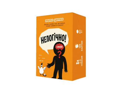 Карткова гра "Нелогічно!" 0044MG 195 карток українською мовою Карткова гра "Нелогічно!" 0044MG 195 карток українською мовою