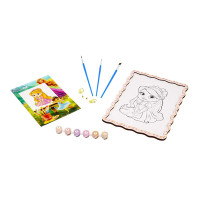 Дитячий набір для розпису по дереву "Принцеса" Puz-22962 формат А4