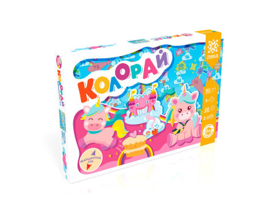 Настільна гра - ходилка "Колорай" 127913 укр. мовою