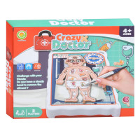 Дитяча настільна гра "Crazy Doctor" 1295-3 ігрове поле рулетка