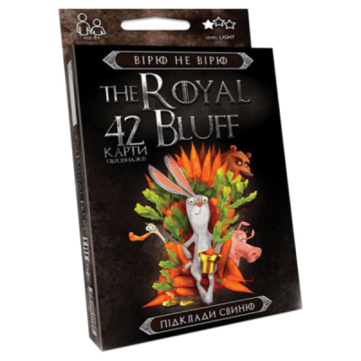 Карткова гра The ROYAL BLUFF RBL-01 українською мовою RBL-01-01U