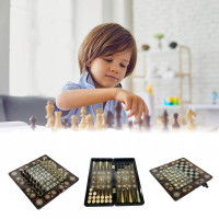 Набір настільних ігор "Шахи 3 в 1" Set3 NE-SP-SET-14 нарди шашки 40х40 см