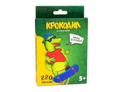 Настільна гра "Крокодил" 30339 розважальна українською мовою