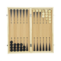 Набір настільних ігор "Шахи нарди шашки 3 в 1" Set1 NE-LG-11 ігрове поле 40х40 см