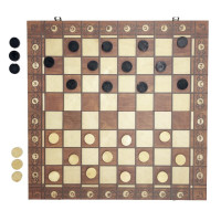 Набір настільних ігор "Шахи нарди шашки 3 в 1" Set1 NE-LG-11 ігрове поле 40х40 см