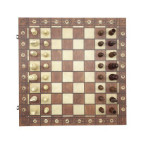 Набір настільних ігор "Шахи нарди шашки 3 в 1" Set1 NE-LG-11 ігрове поле 40х40 см