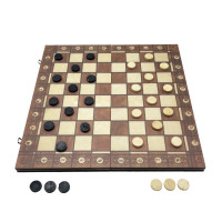 Набір настільних ігор "Шахи нарди шашки 3 в 1" Set1 NE-LG-11 ігрове поле 40х40 см