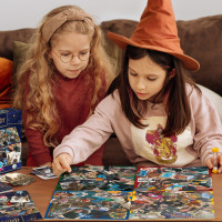 Дитяча настільна гра "Find it: Harry Potter" 200585 4 двосторонні поля 80 ігрових карток 2-6 гравців
