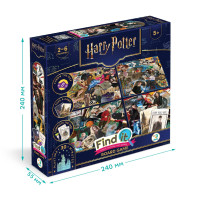 Дитяча настільна гра "Find it: Harry Potter" 200585 4 двосторонні поля 80 ігрових карток 2-6 гравців